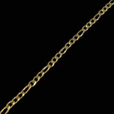 Jewellery Making Necklace Chains Tarnish Resistant Stainless Steel 4x3x0.8xmm Long Link:6x3x0.8mm Long Link Gold Color (Sold as 1 metre)